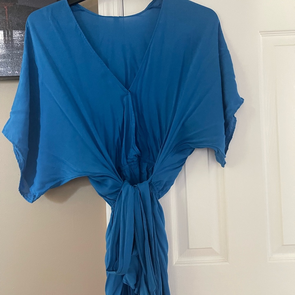 Elan Vibrant Blue shorts Jumpsuit
